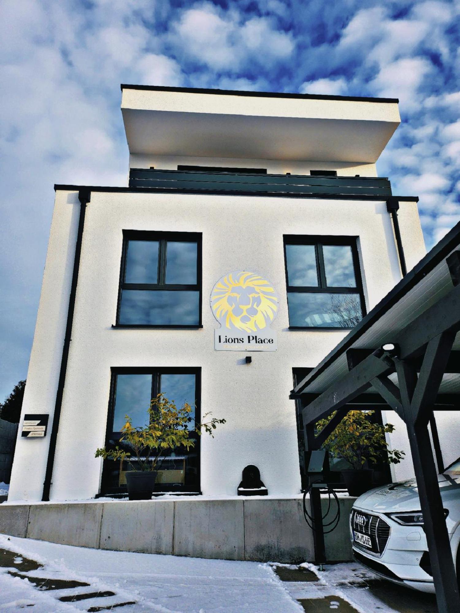 Lions Place Premium Apartments Executive Luxus Penthouse Inklusive Spa ハイデンハイム・アン・デア・ブレンツ エクステリア 写真